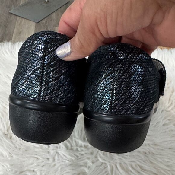 Alegria Women’s Blue Metallic Comfortable Shoes Size 39 - Picture 3 of 9